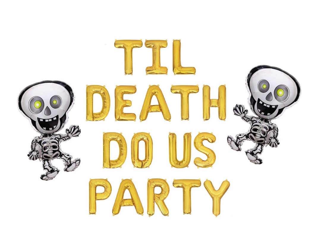 Halloween Bachelorette Party Decorations Halloween Balloons Etsy