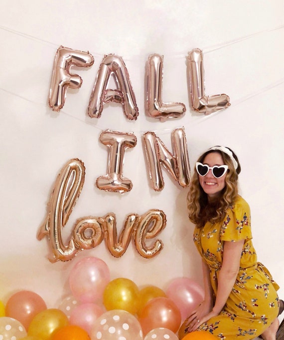 Fall Engagement Party Decoration Fall in Love Balloons Fall Bridal Shower  Decor Fall Engagement Photo Prop Sign Fall Wedding Decorations - Etsy