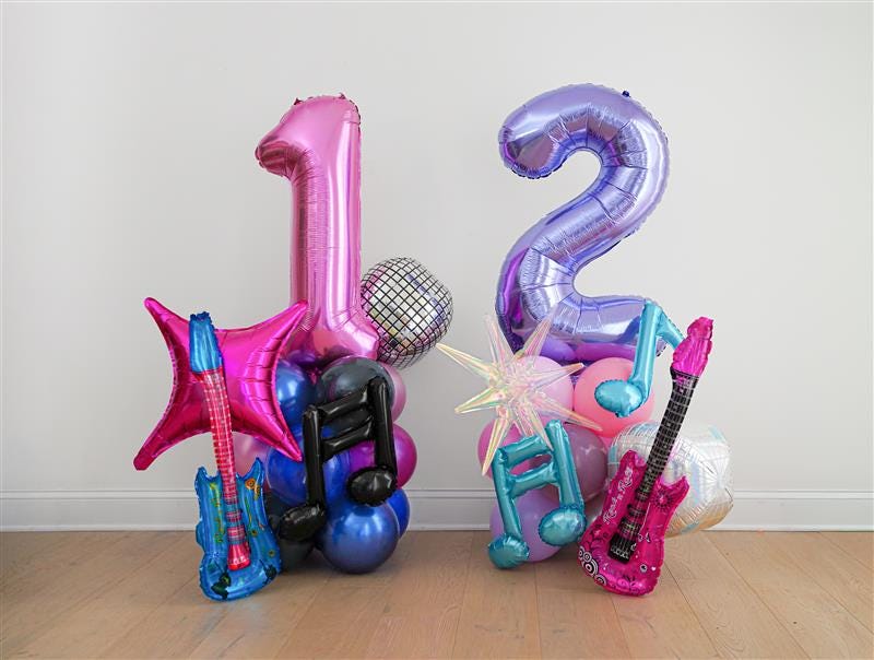 Music Hunters K Pop Balloon Tower Birthday Party Decorations Kpop