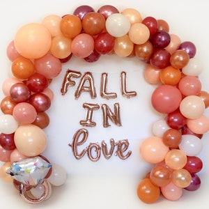 Fall In Love Balloon Garland Kit Fall In Love Bridal Shower Decor Fall Bridal Shower Decorations Bachelorette Party Balloon Arch Baby Shower