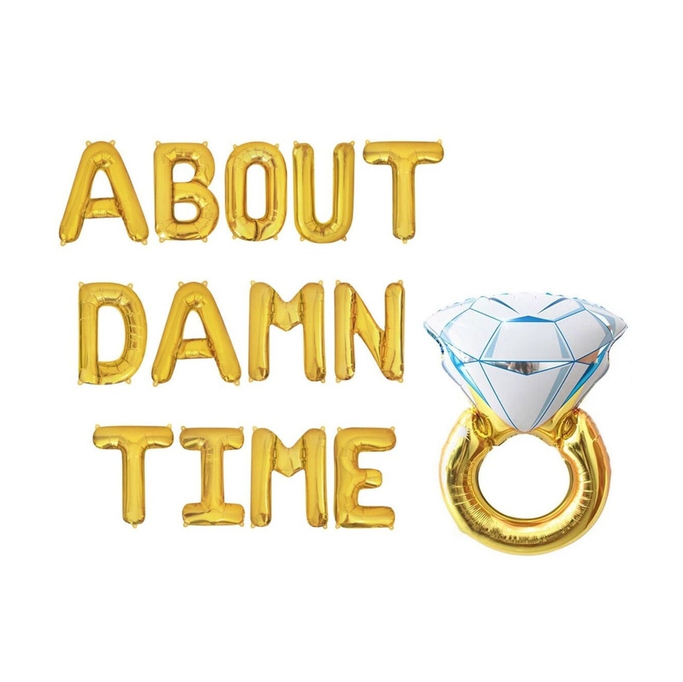Its about damn time DIAMOND RING - Cedar ornament Its about damn time DIAMOND RING - Cedar ornament