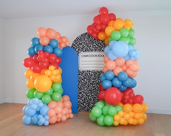 Back To School DIY Balloon Arch 1st Day School Decorations Balloon Garland Kit Pre-K Kindergarten 1st 2nd 3rd 4th 5th Grade Decor Elementary