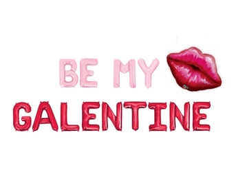 Galentines Day Party Balloons Valentines Day Party Decorations Rose Gold Balloons Galentines Party Valentines Party Decor Balloon Banner