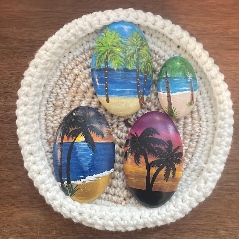 Painted River Rocks - Etsy
