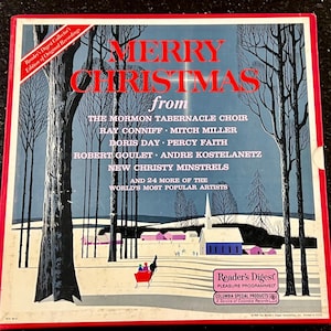 Vintage Vinyl Album, Merry Christmas, 1969 Christmas Album, Reader&#39;s Digest LP Box Set, Collector Vinyl, Holiday Music