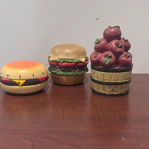 Kitchen 60 Minute Wind up Timers, Novelty Mechanical Timer