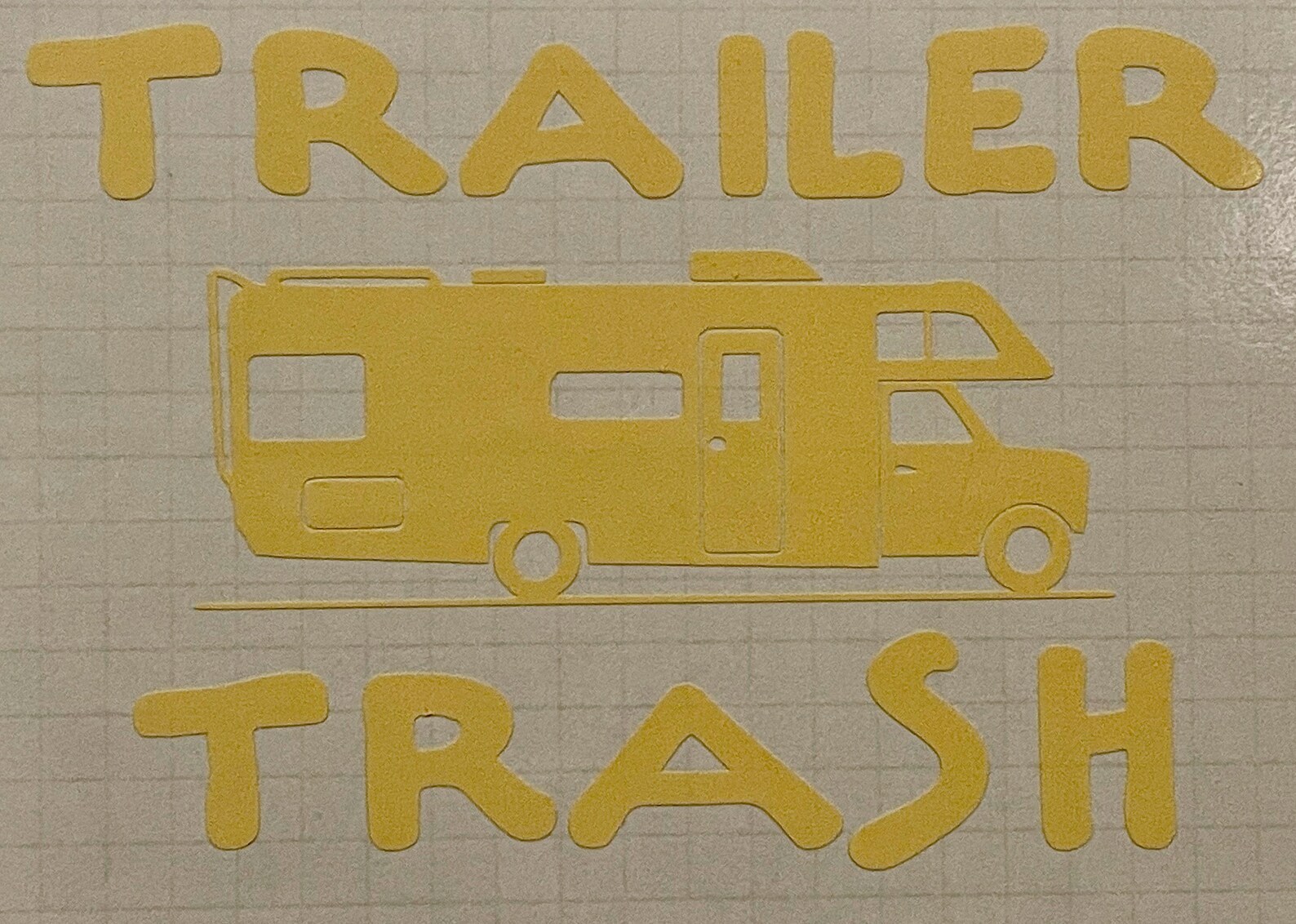 RV Decal Trailer Trash Decal Funny RV Sticker Trash Can Etsy
