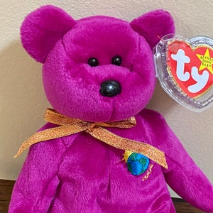 Millennium the Bear, 1999 Ty Beanie Baby, Collectible Bear