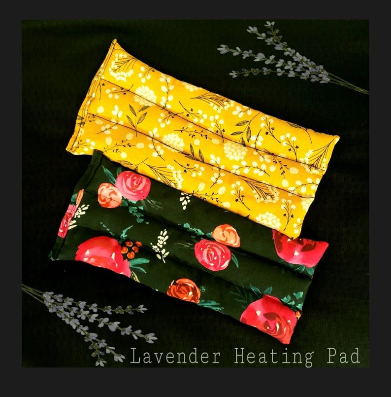 Lavender Heating Pad Sectioned Large Hot/Cold Pack Etsy
