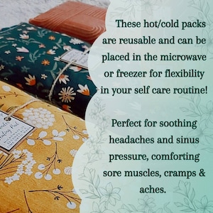 Lavender Heating Pad Hot/Cold Pack lavender aromatherapy image 4