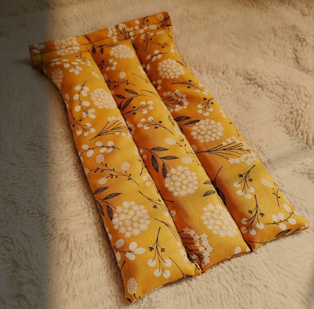 Lavender Heating Pad Sectioned Hot/cold Pack Etsy
