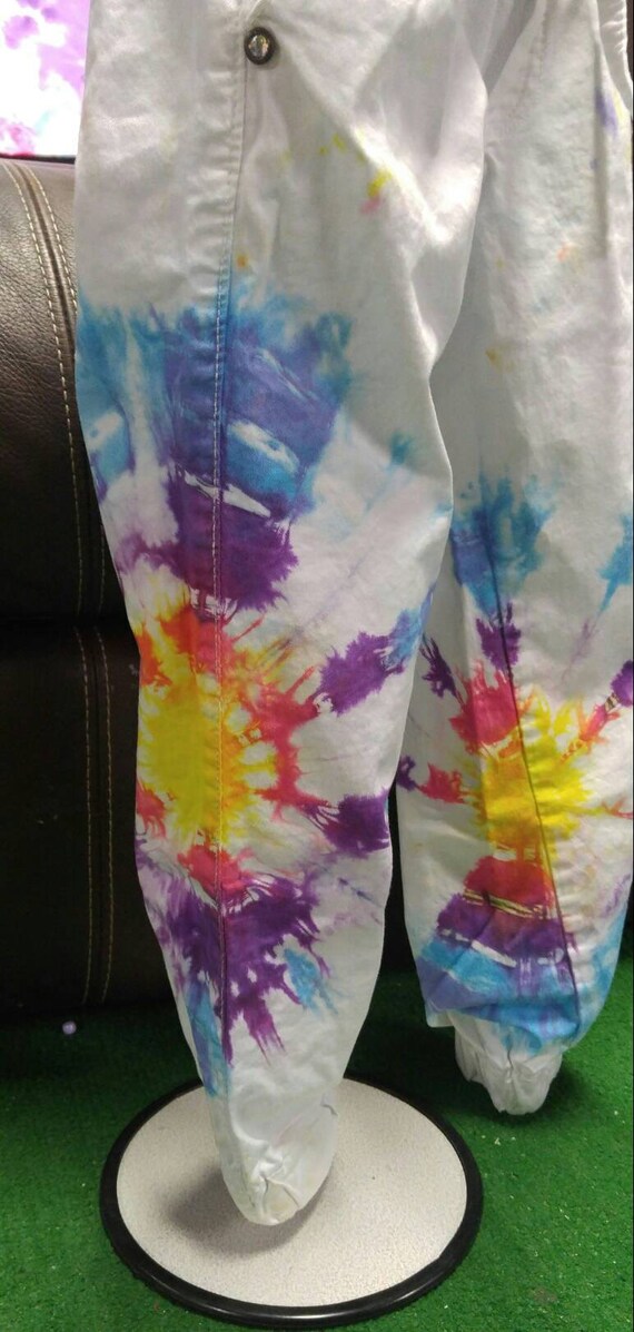 rainbow white jeans
