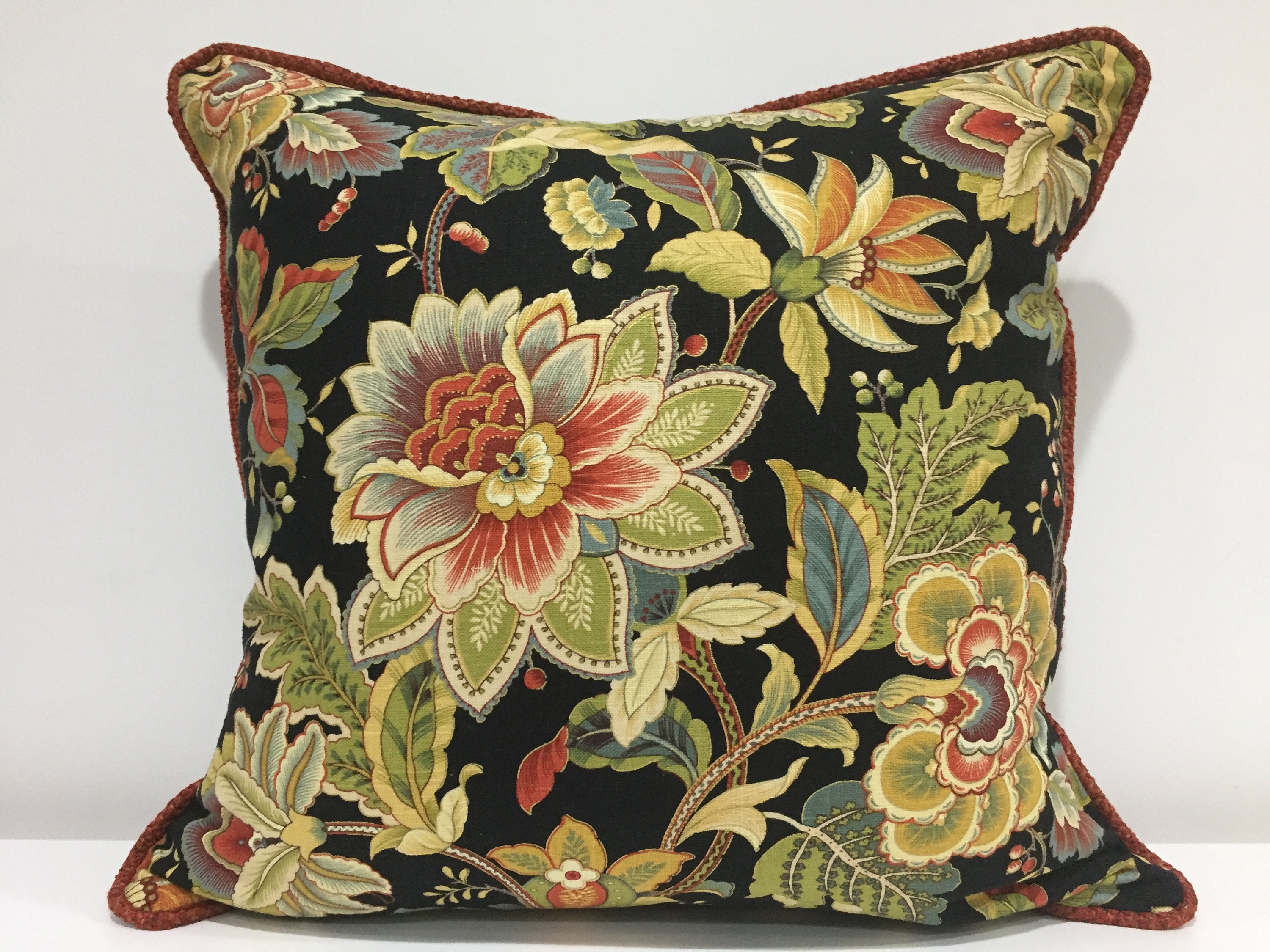 rust colored pillow covers
