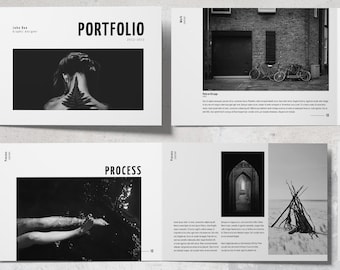 MINIMALISTA | PORTAFOGLIO A4 | Portafoglio d'arte | Fotografia | Arte | Progettazione | Adobe InDesign | 20 pagine