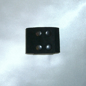 Pulsera de cuero con billetera pulsera de gamuza cuero nobuck negro mujer hombre billetera pulsera billetera de muñeca pulsera de cuero rugoso