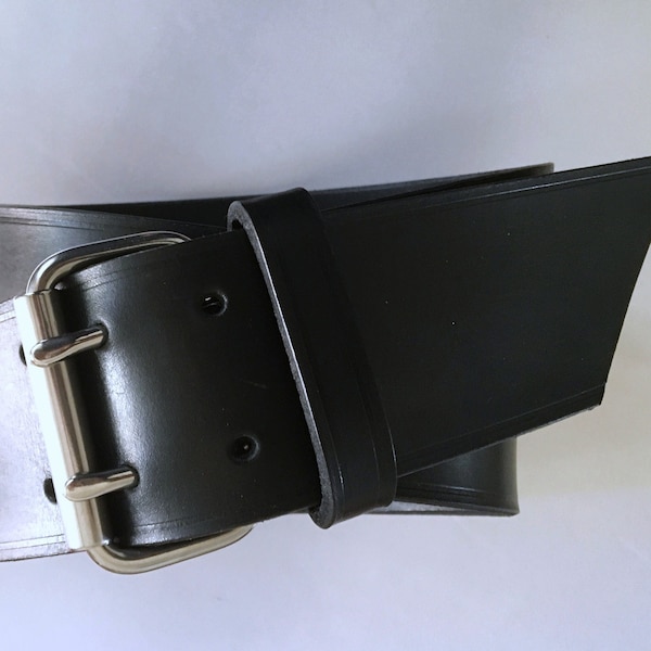 Ceinture XXL ceinture en cuir xxl large noir 6 cm de large ceinture extra large