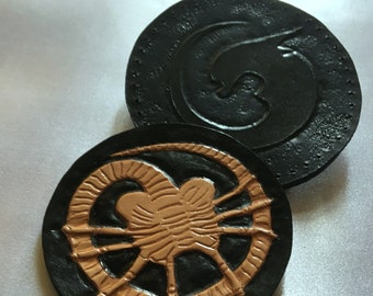 Alien Patches Patch Applications Application Patch Cross or Xenomorph Motif for Alien Fans