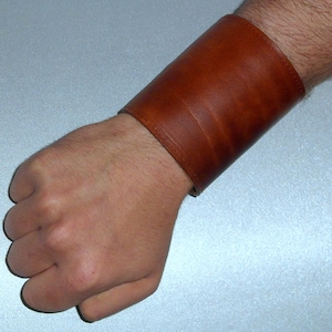 Puños de cuero, calentadores de brazos, pulsera de cuero ancha, billetera, brazalete, brazalete, brazalete, calentador de brazos, brazalete marrón, compartimento secreto, compartimento para dinero