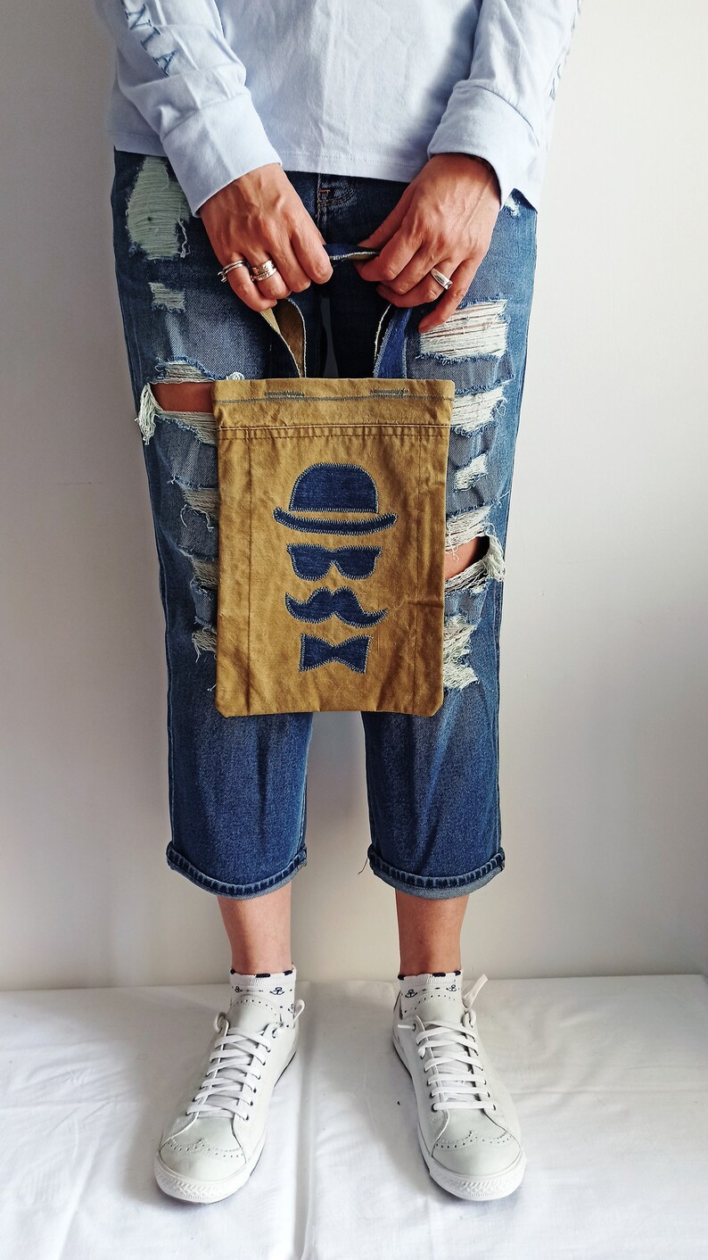 Denim Messenger Bag Denim Small Bag set , Garyusha Denim Bags Design