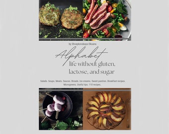 Gluten-free Lactose-free sugar-free recipes Diet Ecookbook Healthy eating Allergy diet Ebook Food recipe Lactose-free ice cream sweet pastry