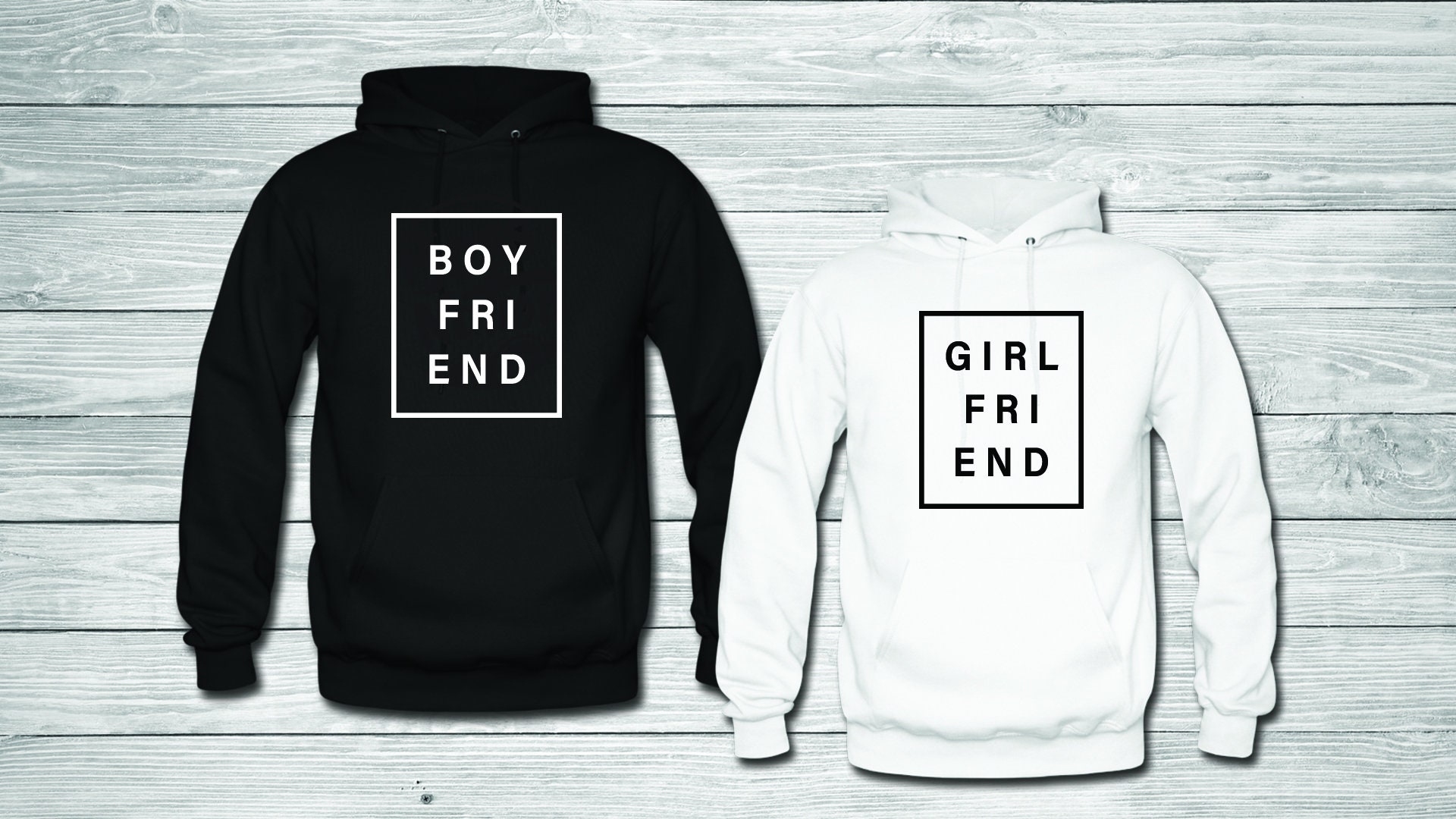 Boyfriend and Girlfriend Couples hoodie / Couples hoodies / Etsy