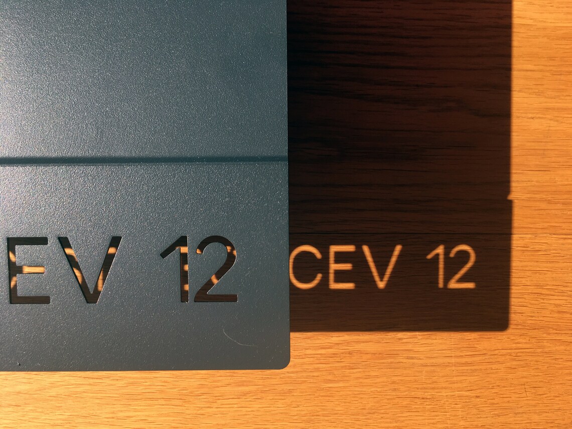 Wall Mounted Mailbox With Custom House Numbers Locking Wall Etsy