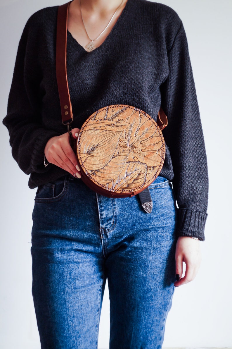 Sac en cuir sacs ?� main sac de cr?�ateur sac en bois sac | Etsy