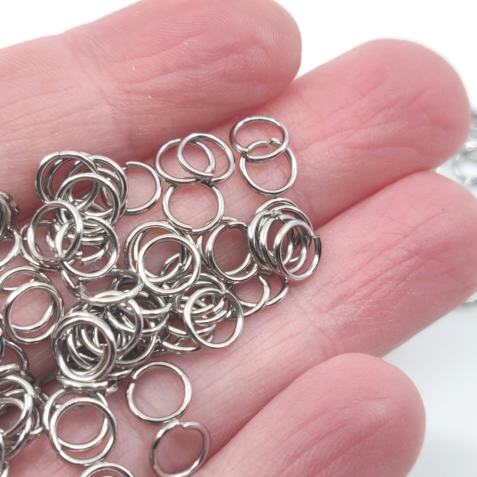 4mm/6mm/8mm/10mm 316 Stainless Steel Jump Rings 100pcs Etsy Australia