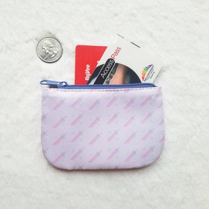 Kawaii Cute Buster Sword Patterned Zipper Coin Purse | Adorable Pastel Theme