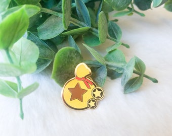 Kawaii Cute Money Video Game Enamel Pin  |  Adorable Pin