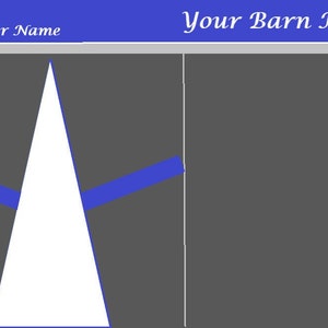 Deluxe Tack Stall Package With Valance, Valance Tack Stall, Tack Stall Front, Valance, Barn Drape Package, Stall Drape Package
