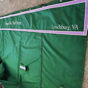 Valance Tack Stall, Deluxe Tack Stall Package With Valance, Tack Stall Front, Valance, Barn Drape Package, Stall Drape Package