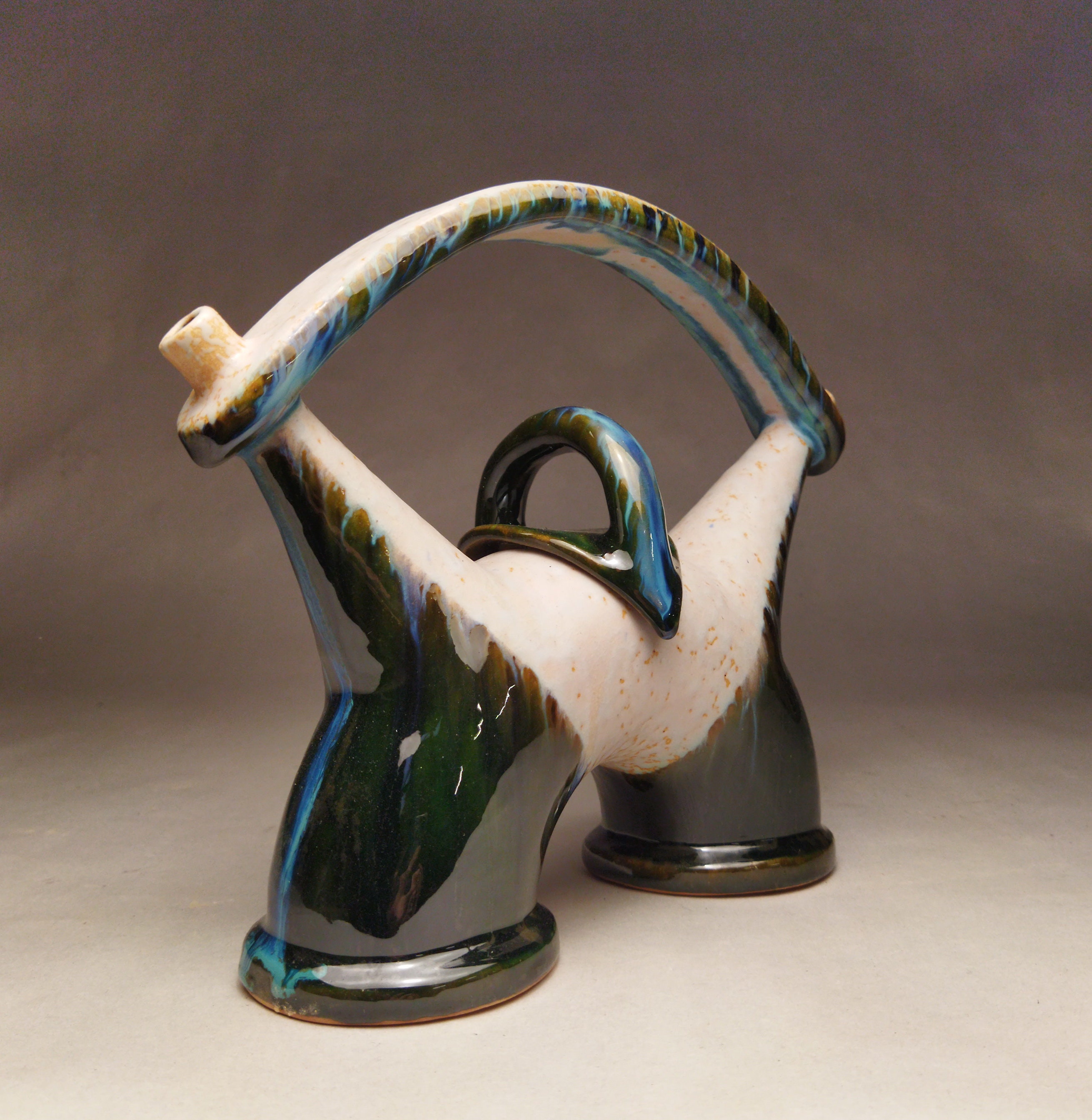 Abstract ceramic teapot Atlas Handthrown Etsy