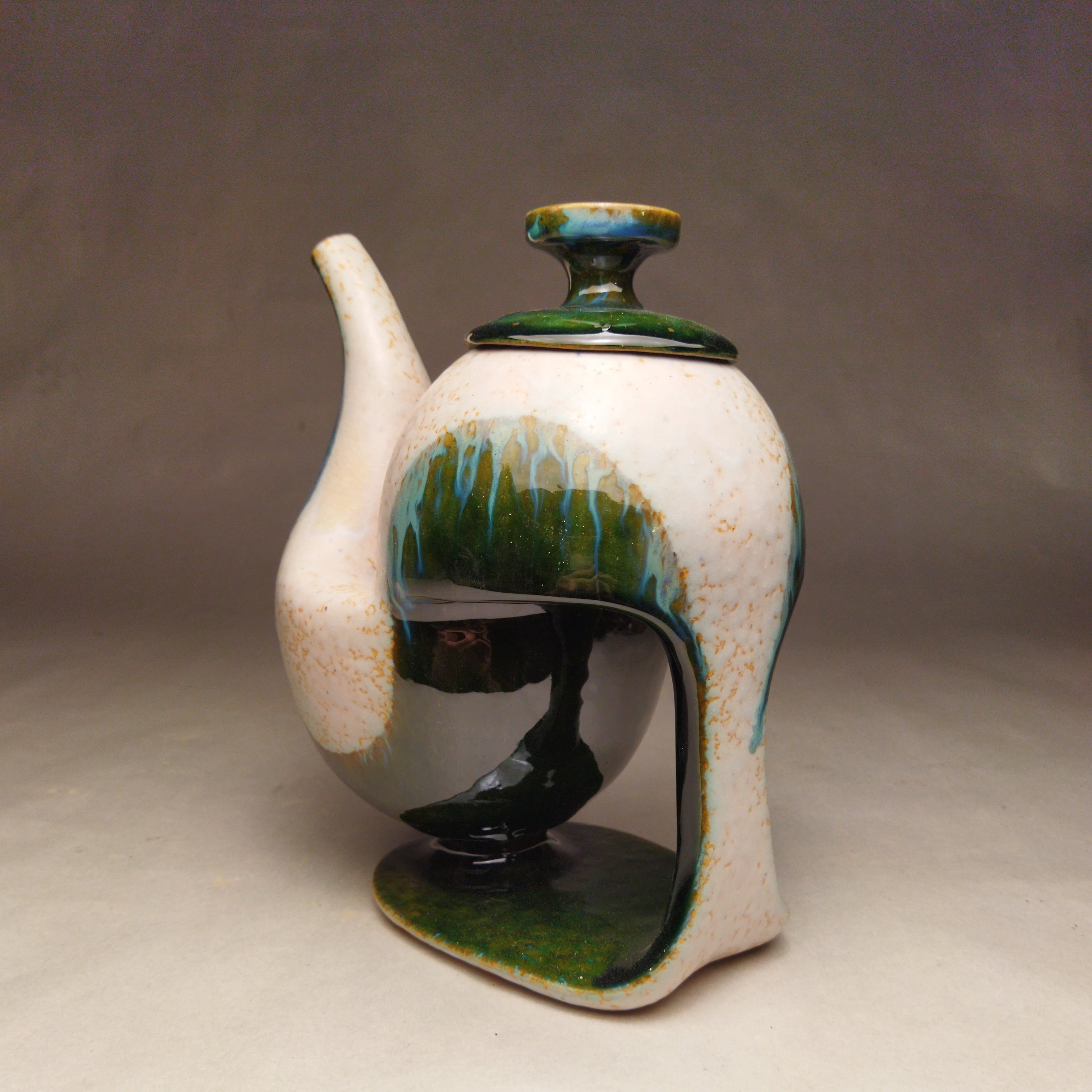 Whimsical Ceramic Teapot Halves Handthrown Etsy whimsical-ceramic-teapot-halves-handthrown-etsy