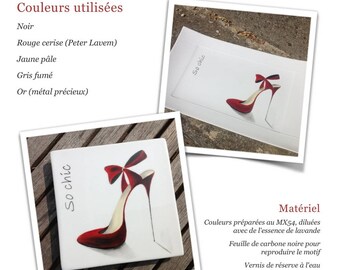 So chic - Fiche créative peinture sur porcelaine