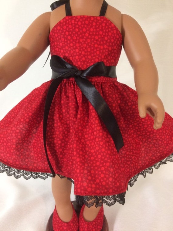 red halter top dress