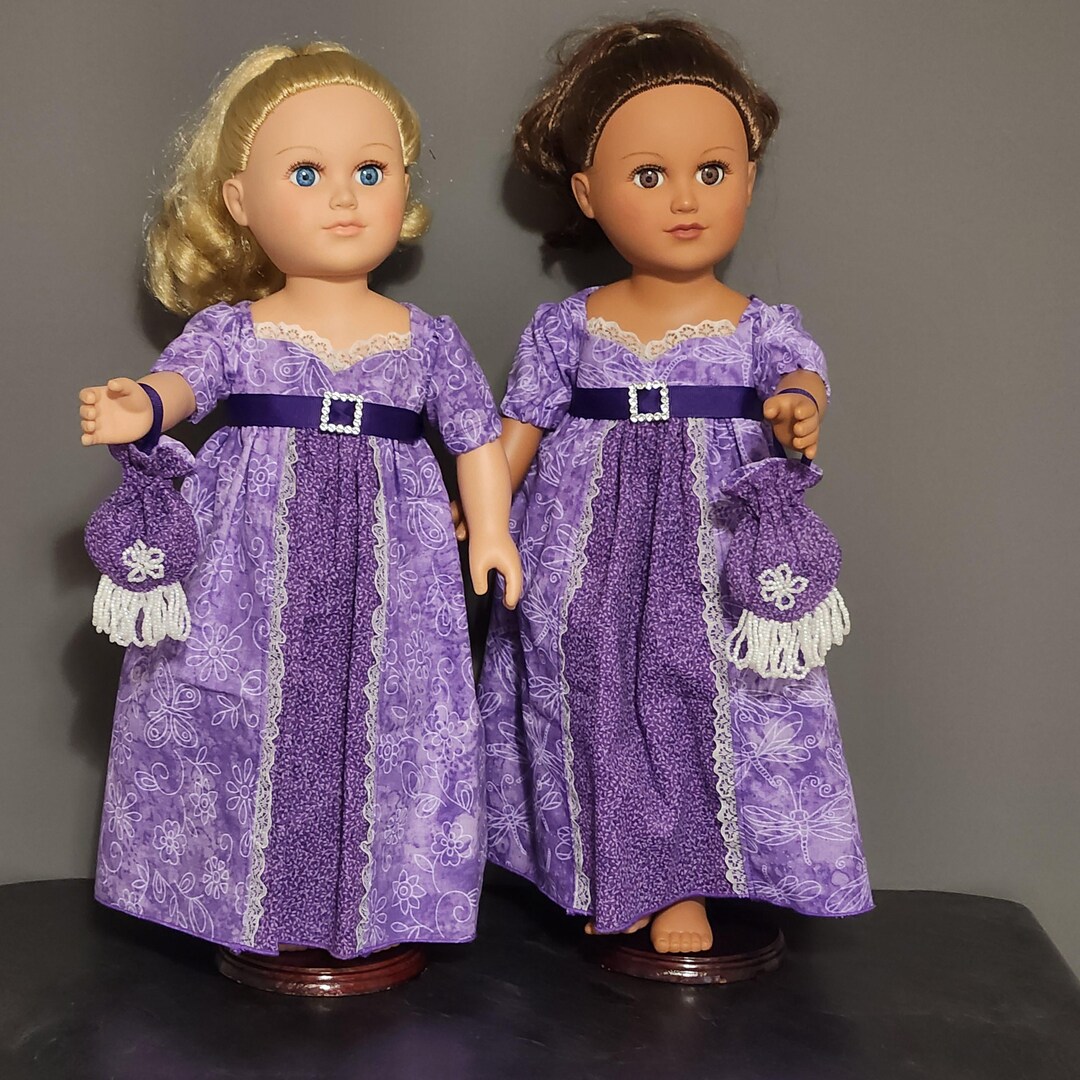 Historical Chemise Dress W/reticule for 18 Inch Doll - Etsy