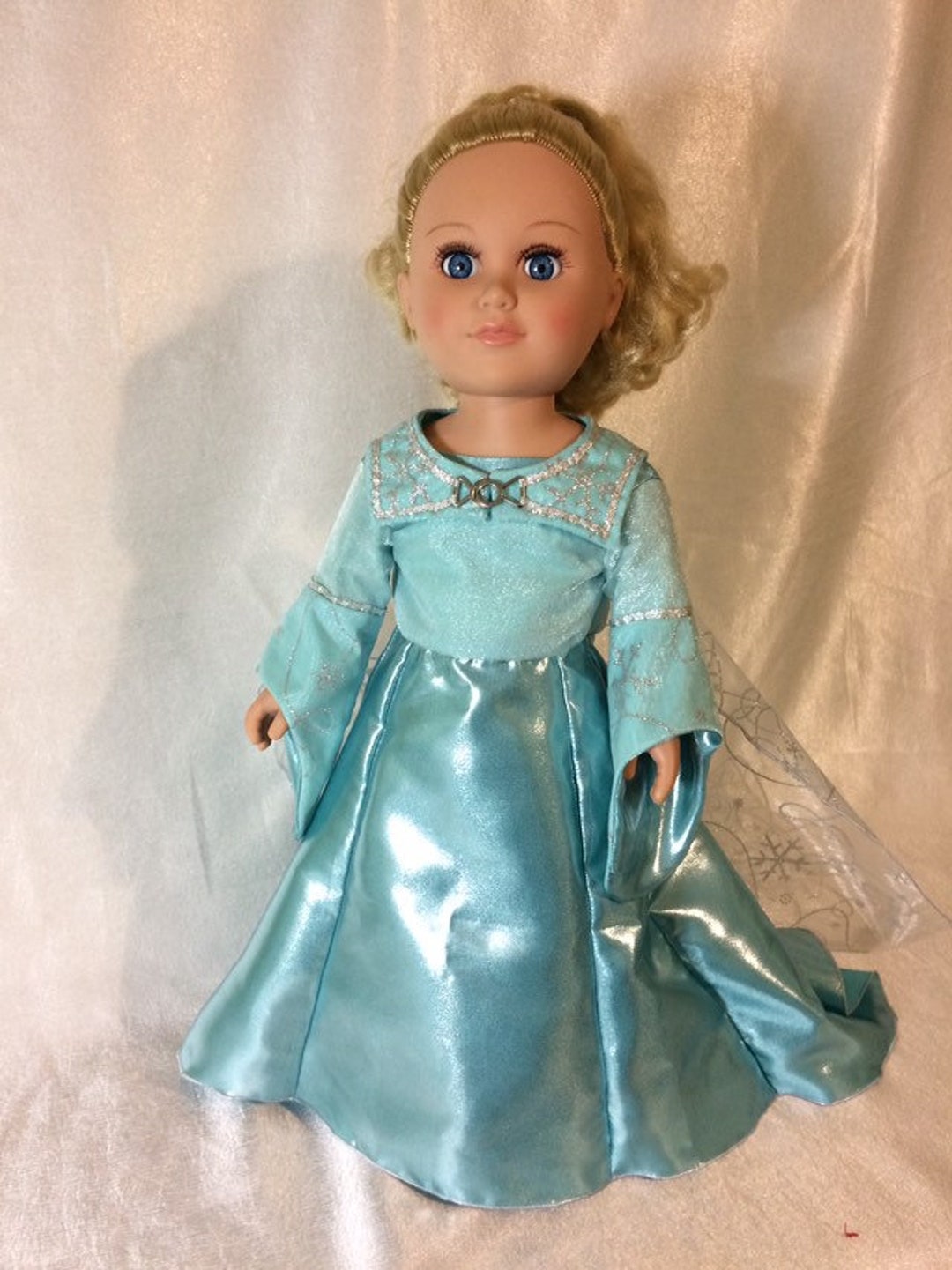 Winter Queen Ball Gown for 18 Doll - Etsy