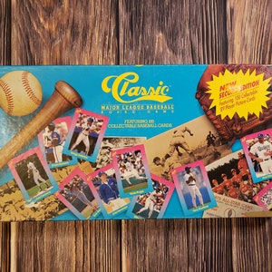 Vintage Classic Major League Baseball board game 1989 MLB **MISSING some cards**