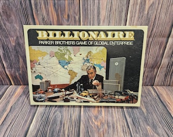 Vintage BILLIONAIRE Parker Brothers Game of Global Enterprise 1973