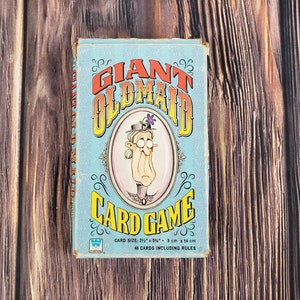 Vintage 1978 Whitman Giant Old Maid Card Game Complete for sale online