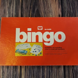 Vintage BINGO Whitman 1974