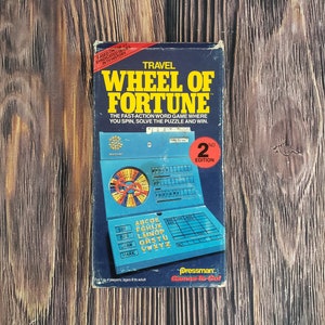 Vintage Travel Wheel of Fortune 1988 2nd Edition by Pressman