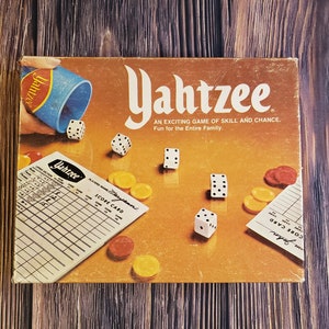 Vintage Yahtzee Game and Extra Score Pads 1975