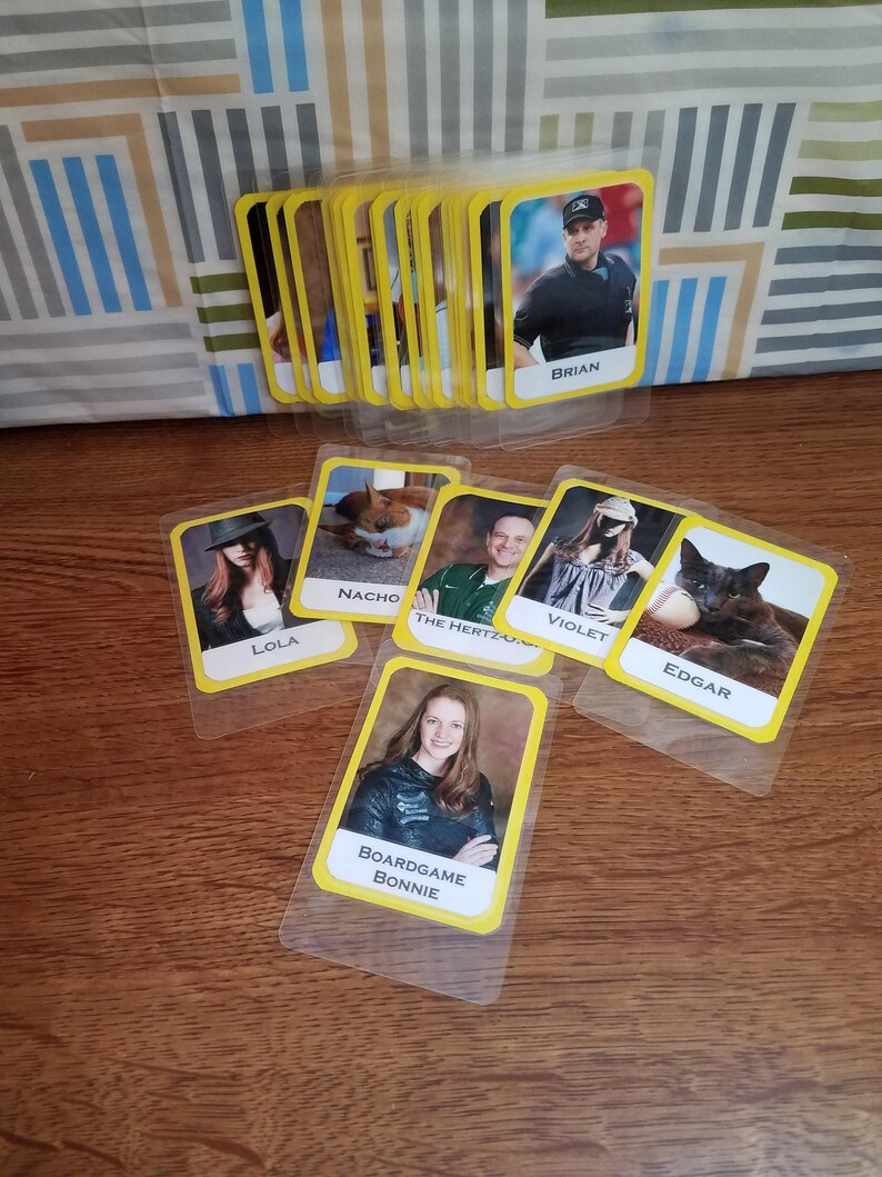 Personalized Guess Who Game - Etsy