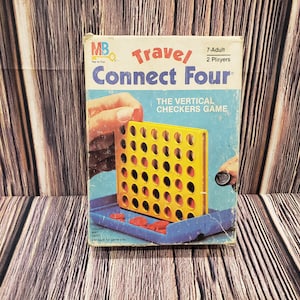 Vintage Travel Connect Four 1983 Milton Bradley