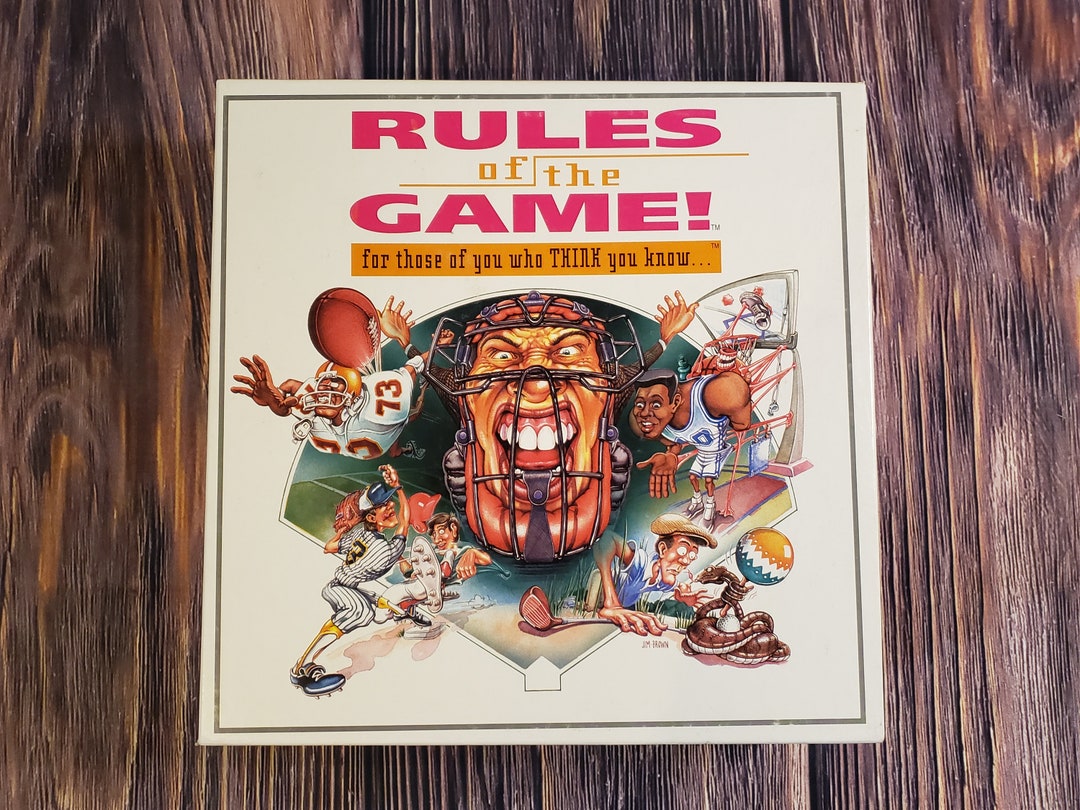 Vintage Rules of the Game Sports Rules Trivia 1995 Etsy