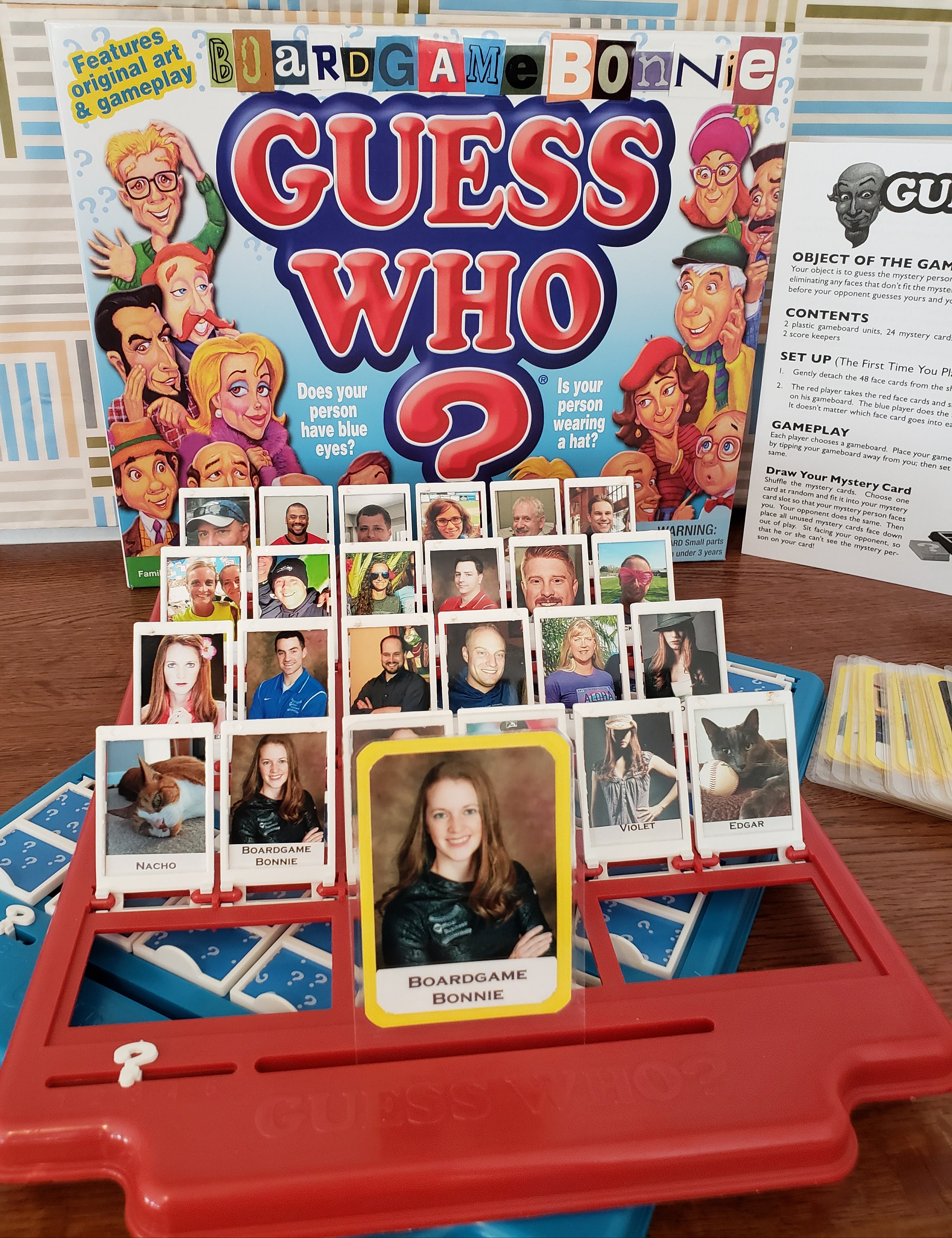Personalized Guess Who Game Etsy