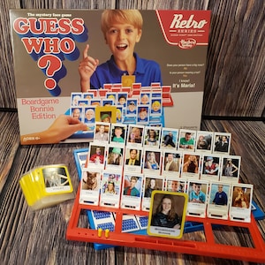 Personalized Retro Version Guess Who game