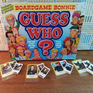 SINGLE  extra game piece for Personalized Guess Who? game.
